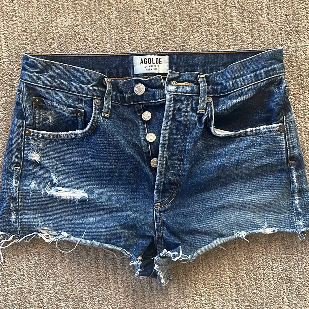 Agolde Parker Denim Shorts-Sz 24